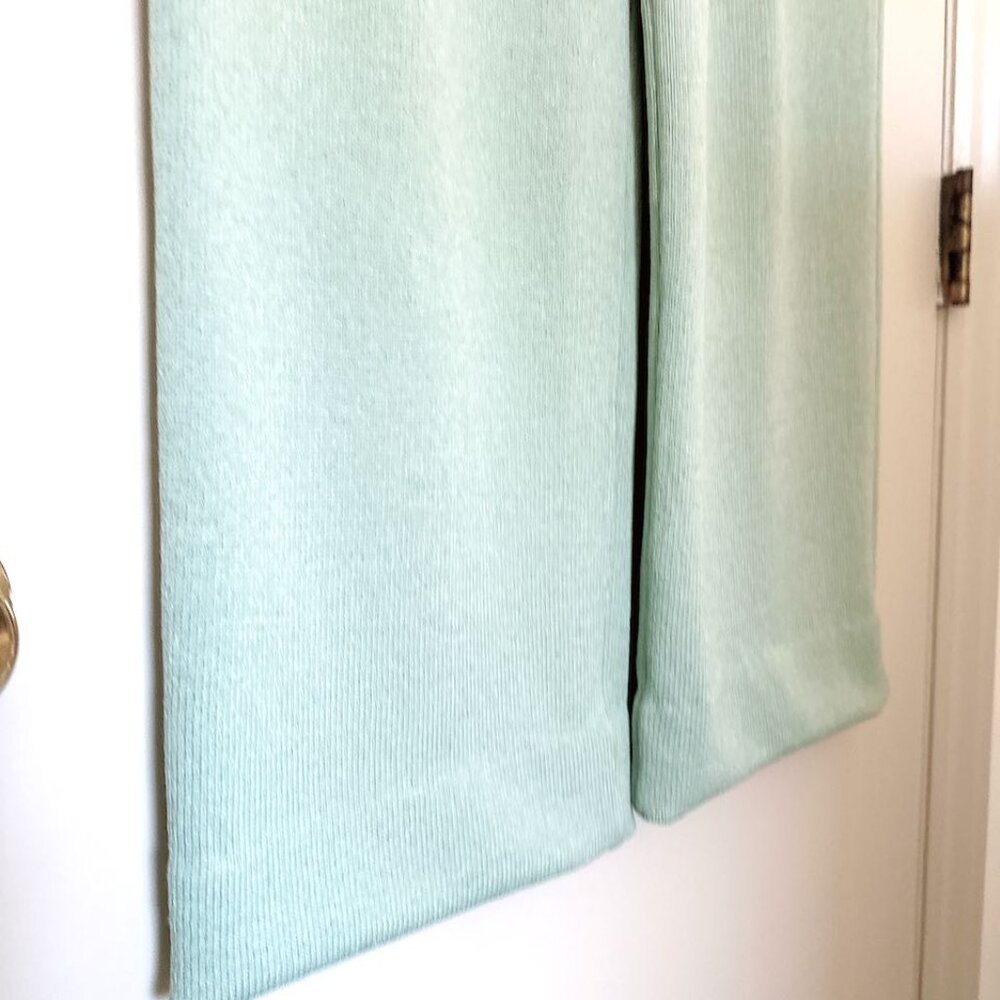 ST JOHN COLLECTION SPORT CHENILLE MINT GREEN MATCHING WIDE LEG PANTS SZ M 6 - Picture 12 of 16